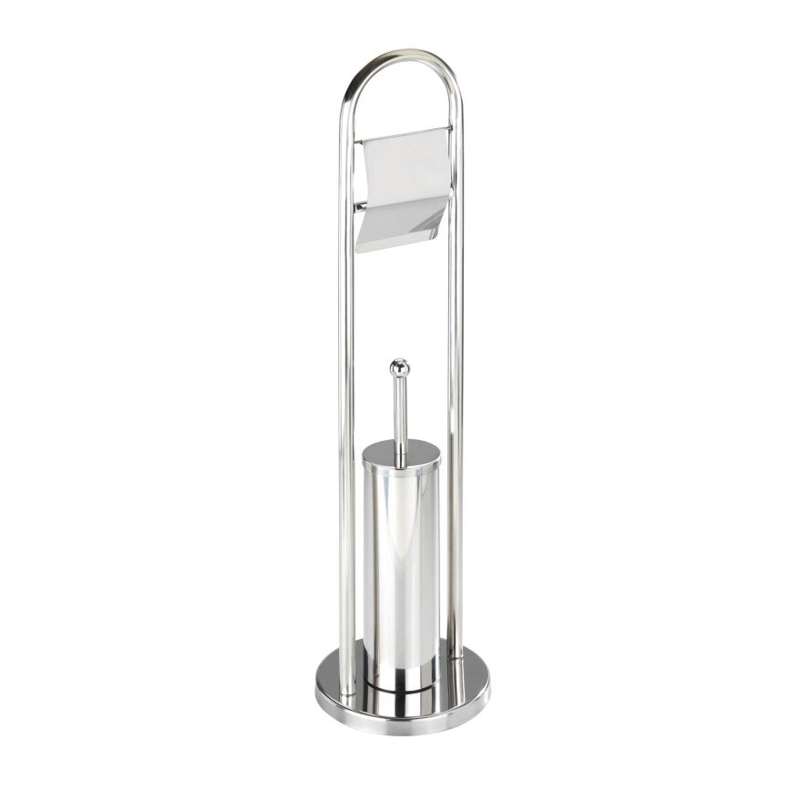 WENKO 16993100 - WC-Garnitur VASTO 22x81 cm Edelstahl/silber