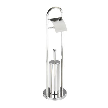 WENKO 16993100 - WC-Garnitur VASTO 22x81 cm Edelstahl/silber