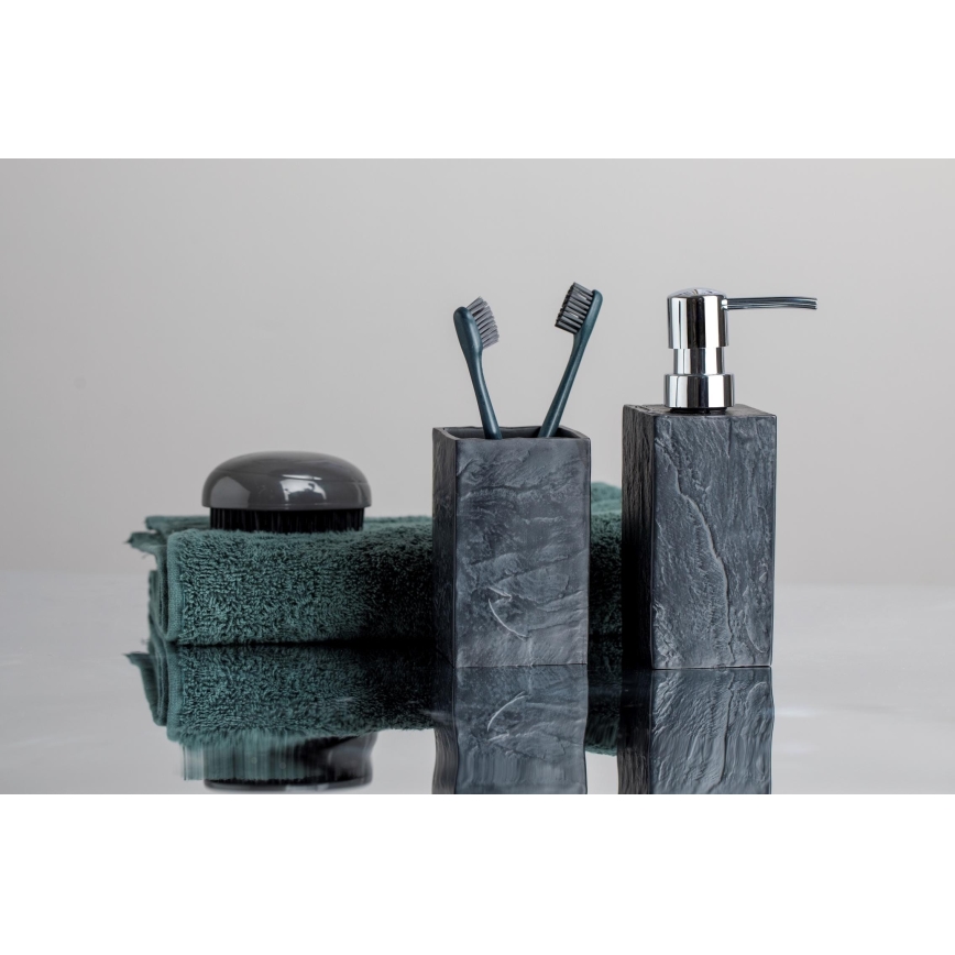 WENKO 17920100 - Becher SLATE ROCK 6,4x10,5 cm anthrazit