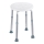 WENKO 1792921100-Hocker SECURA 45,5x45,5 cm weiß/silber/grau