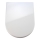 WENKO 18396100-WC-Sitz PALMA 46,5x35,7 cm weiß/silber