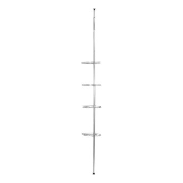 WENKO 18596100-Eckelement PREA 28x200 cm Edelstahl/Glanzchrom