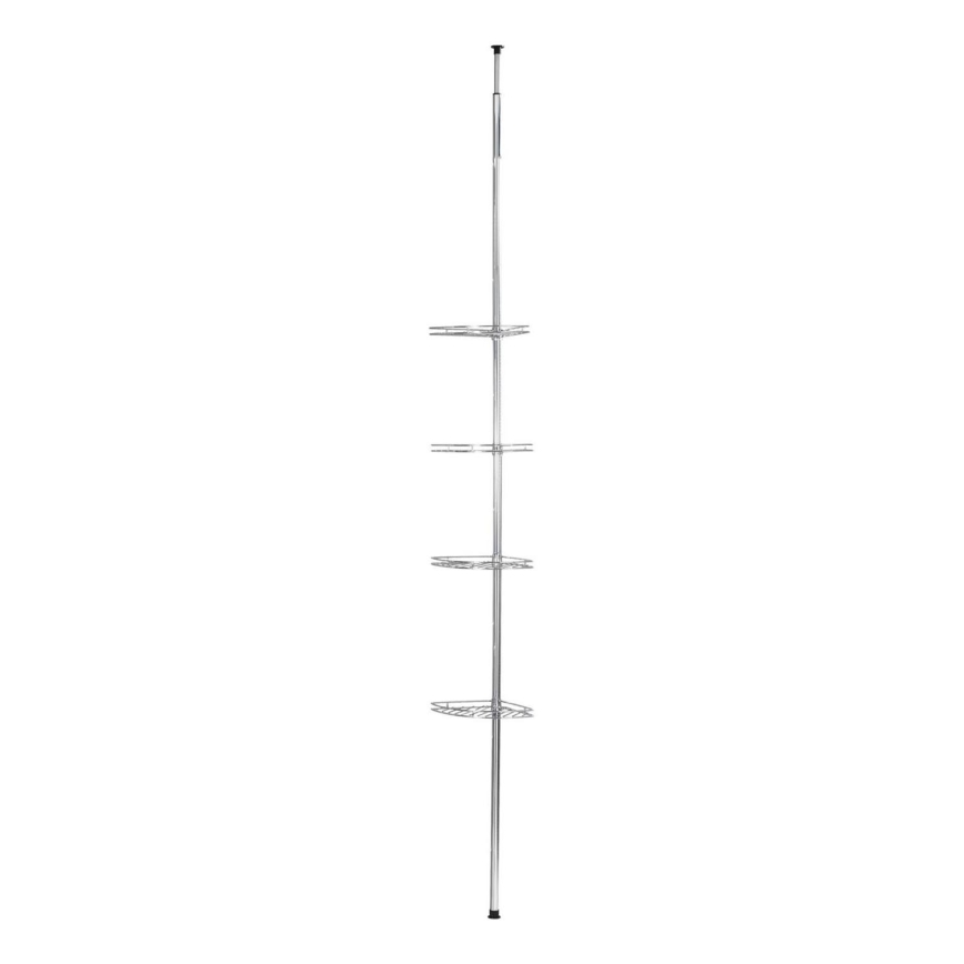 WENKO 18596100-Eckelement PREA 28x200 cm Edelstahl/Glanzchrom