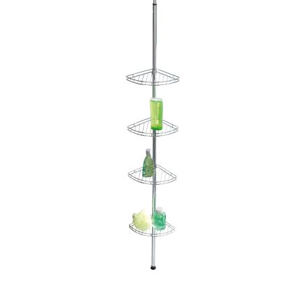 WENKO 18596100-Eckelement PREA 28x200 cm Edelstahl/Glanzchrom
