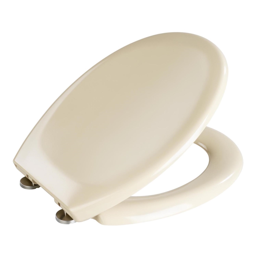 WENKO 18760100-WC Sitz OTTANA 37,5x44,5 cm beige/silber