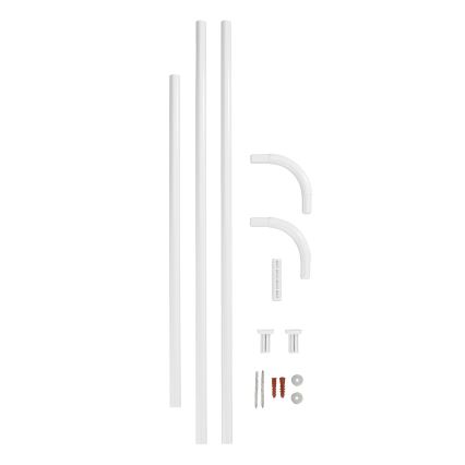 WENKO 19214100 - UNIVERSAL-Stange 2 x 2 cm, weiß