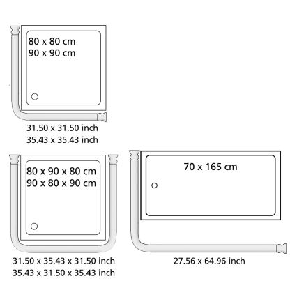 WENKO 19214100 - UNIVERSAL-Stange 2 x 2 cm, weiß