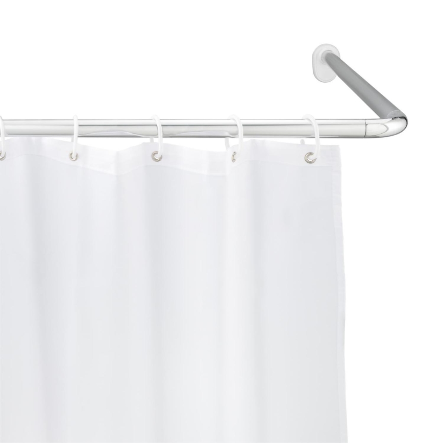 WENKO 19218100 - UNIVERSAL-Stange 2,5x2,5 cm chrom/weiß