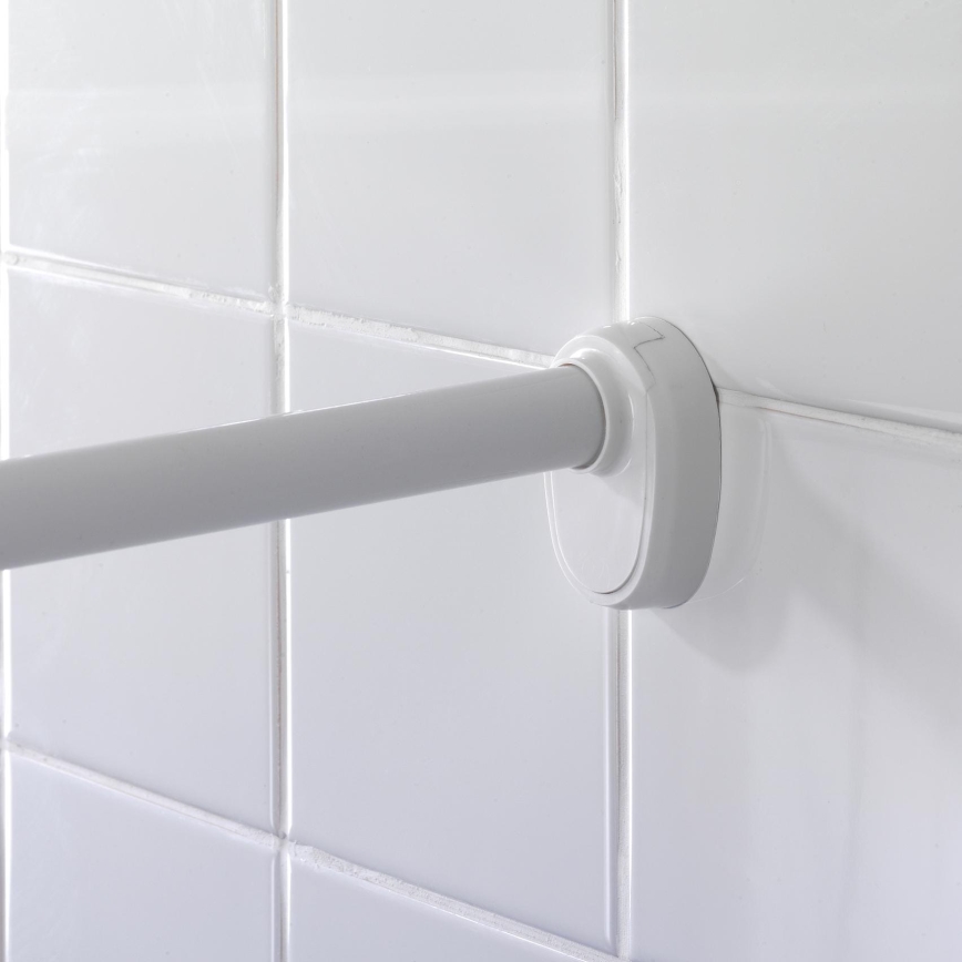 WENKO 19219100 - Duschstange 80x90 cm weiß