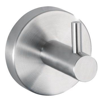 WENKO 19621100 - Haken BOSIO MATT 5,5x5,5 cm Edelstahl/silber