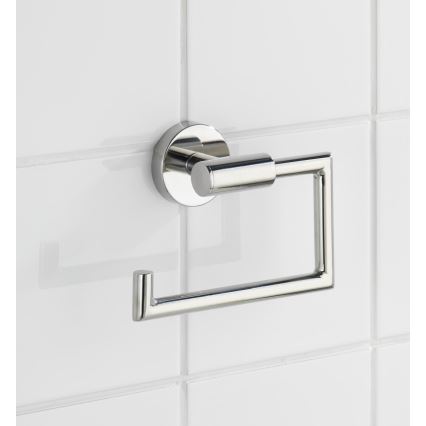 WENKO 20216100 - Toilettenpapierhalter BOSIO SHINE 15x10,5 cm Edelstahl/silber