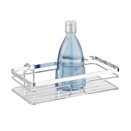 WENKO 20409100-Wandablage PREMIUM EDELSTAHL 24x13,5 cm Edelstahl/silber