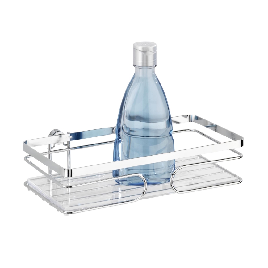 WENKO 20409100-Wandablage PREMIUM EDELSTAHL 24x13,5 cm Edelstahl/silber