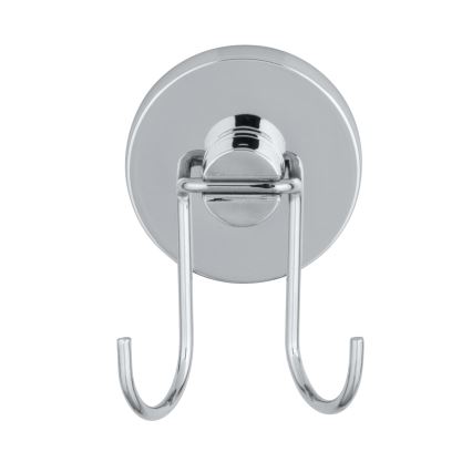 WENKO 20877100 - Rund-Abzieher VACUUM-LOC 24,5 x 25 cm, Edelstahl, glänzend, Chrom/Silber