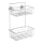 WENKO 20889100-Regal VACUUM-LOC rund Stahl 26x38 cm verchromt