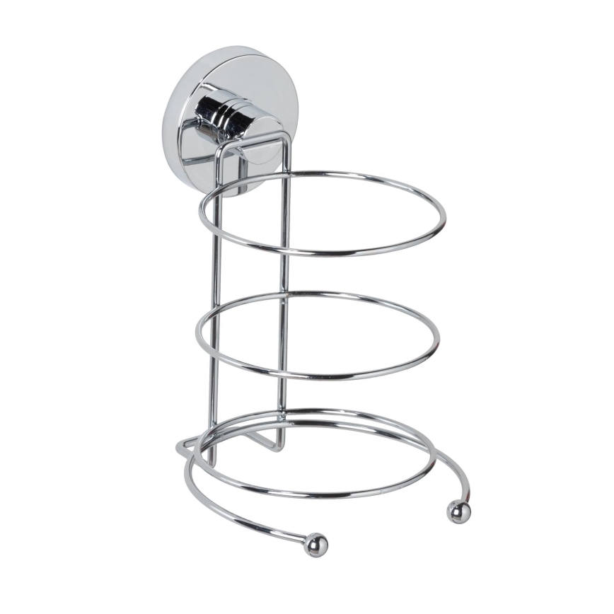 WENKO 20896100-Föhnhalter VACUUM-LOC MILAZZO 12x17 cm glänzender Chrom
