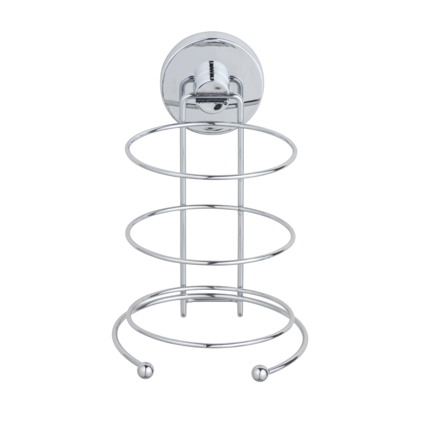 WENKO 20896100-Föhnhalter VACUUM-LOC MILAZZO 12x17 cm glänzender Chrom