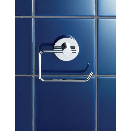 WENKO 20899100-Toilettenpapierhalter VACUUM-LOC MILAZZO 13x10,5 cm glänzender Chrom