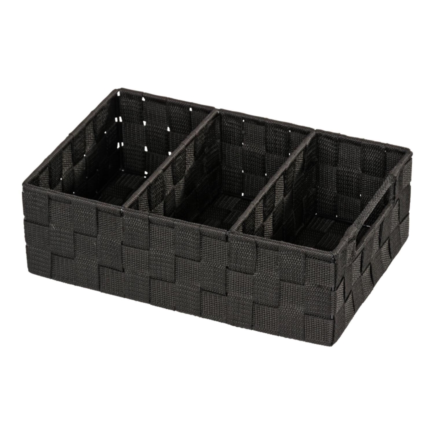 WENKO 20978100 - Organizer ADRIA 32x21 cm schwarz