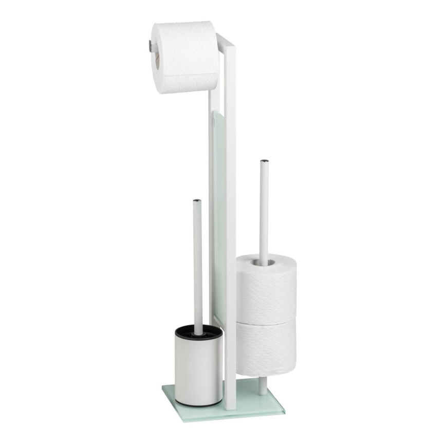 WENKO 21565100 - WC-Bürste RIVALTA 18x70 cm weiß/schwarz