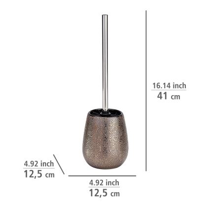 WENKO 21644100 - Toilettenbürste MARRAKESH 12,5 x 41 cm braun