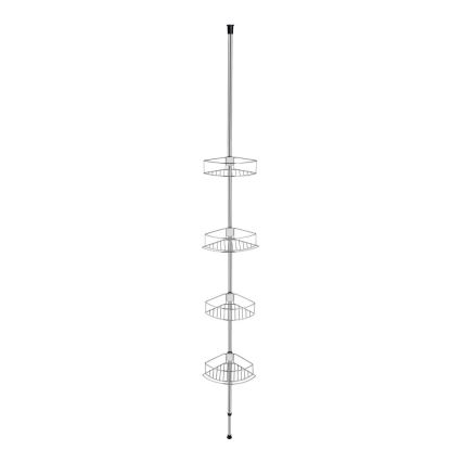WENKO 21803100-Eckablage DOLCEDO 31x275 cm Edelstahl/glänzender Chrom