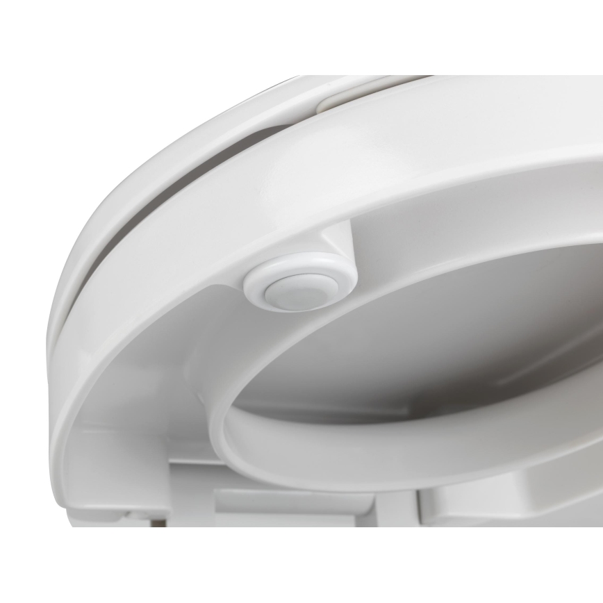 WENKO 21905100-WC-Sitz SECURA 37x44 cm weiß/grau