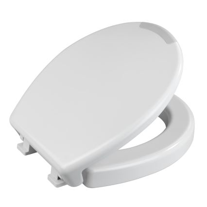 WENKO 21905100-WC-Sitz SECURA 37x44 cm weiß/grau