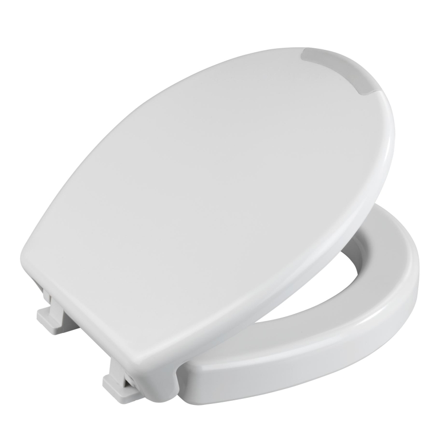 WENKO 21905100-WC-Sitz SECURA 37x44 cm weiß/grau