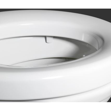 WENKO 21905100-WC-Sitz SECURA 37x44 cm weiß/grau