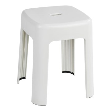 WENKO 22160100 - Hocker ALASKA 37x45,5 cm weiß