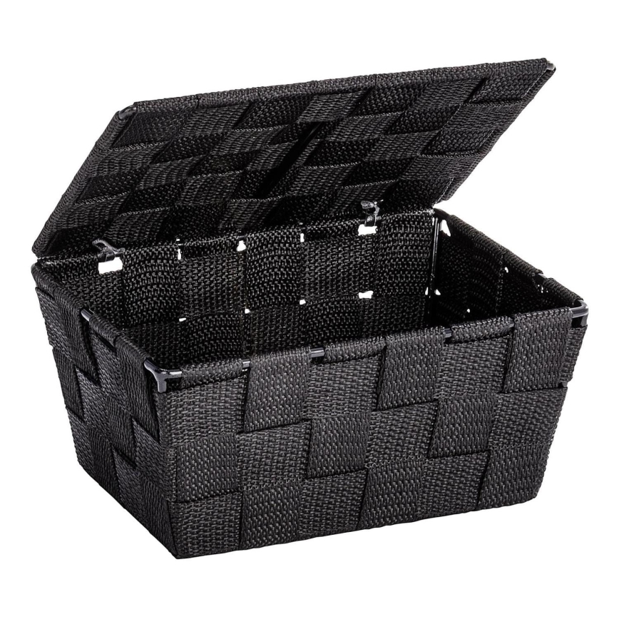 WENKO 22197100 - Korb ADRIA 19x14 cm schwarz