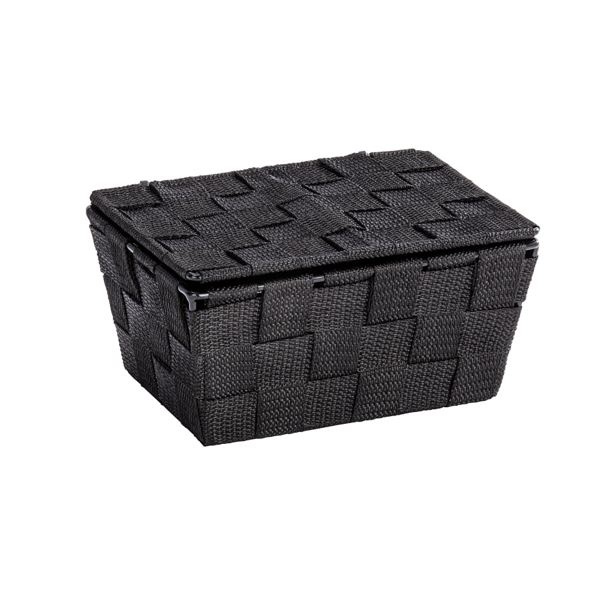 WENKO 22197100 - Korb ADRIA 19x14 cm schwarz