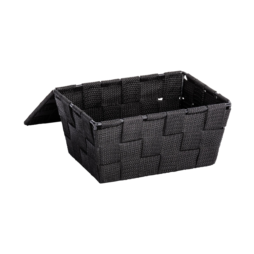 WENKO 22197100 - Korb ADRIA 19x14 cm schwarz