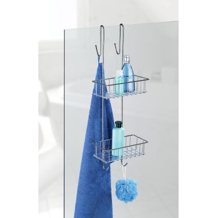 WENKO 22213100 - Ständer ALDO 24,5x70 cm Edelstahl/silber