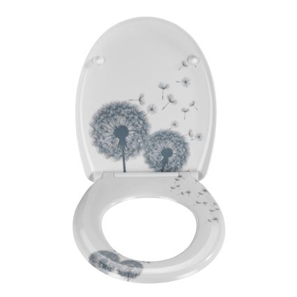 WENKO 22409100-WC Sitz ASTERA 45x38 cm mehrfarbig/silber