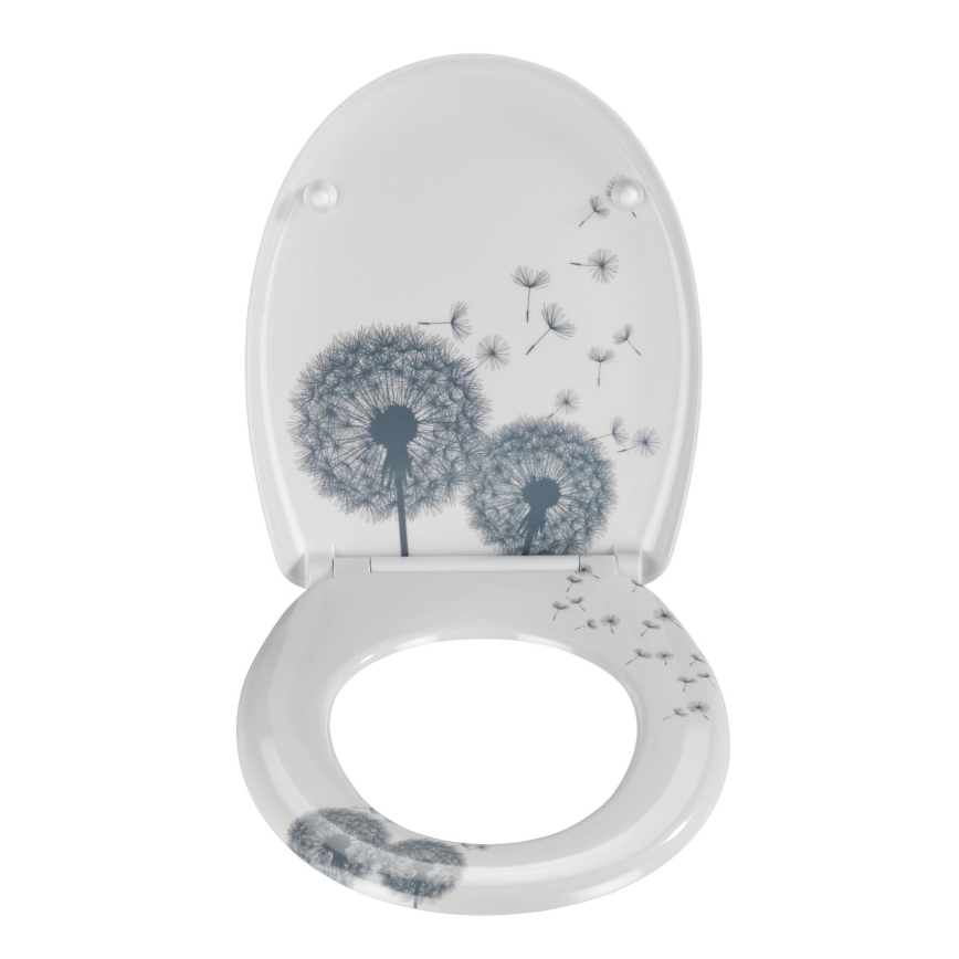 WENKO 22409100-WC Sitz ASTERA 45x38 cm mehrfarbig/silber