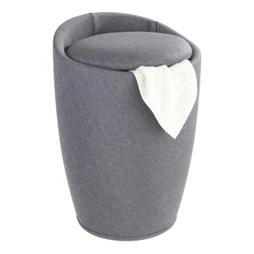 WENKO 22448100 - Hocker CANDY 36x50,5 cm grau/schwarz