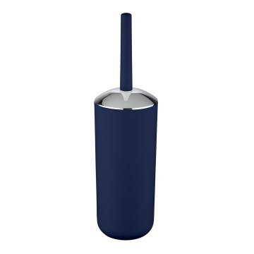 WENKO 22522100 - WC-Bürste BRASIL 10x37 cm blau/glänzender Chrom