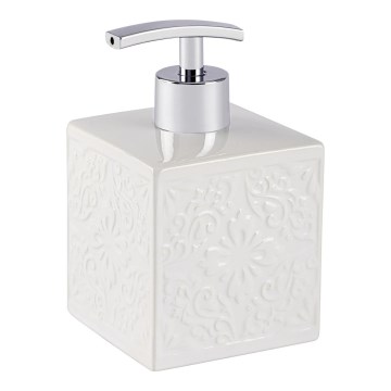WENKO 22650100 - Seifenspender CORDOBA 500 ml weiß