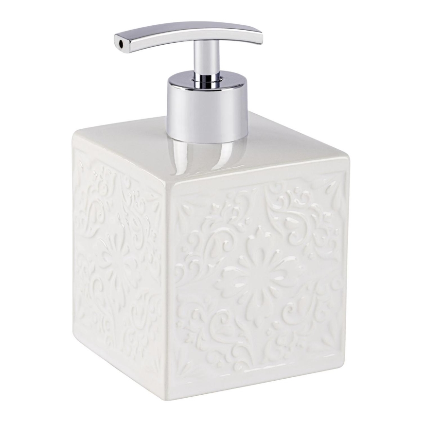 WENKO 22650100 - Seifenspender CORDOBA 500 ml weiß