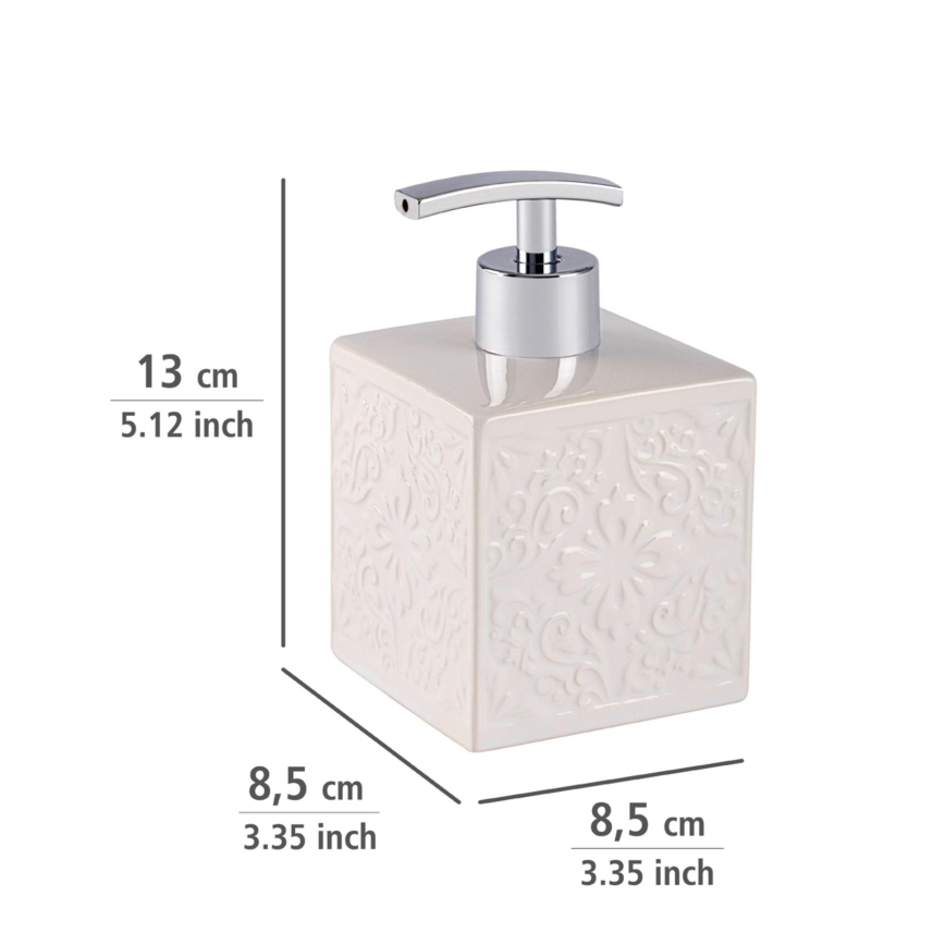 WENKO 22650100 - Seifenspender CORDOBA 500 ml weiß