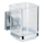 WENKO 22680100 -Becher VACUUM-LOC QUADRO ED 7,5x10 cm silber/Glanzchrom/klar