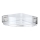 WENKO 22686100-Eckablage VACUUM-LOC QUADRO ED 28x19,5 cm silber/transparent