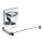 WENKO 22687100-Toilettenpapierhalter VACUUM-LOC QUADRO ED 14x11 cm Hochglanz-Chrom