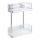 WENKO 22691100-Regal VACUUM-LOC QUADRO ED 25,5 x 32,5 cm silber/Hochglanz-Chrom/klar