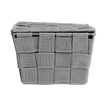 WENKO 22793100 - Korb ADRIA 19x14 cm grau