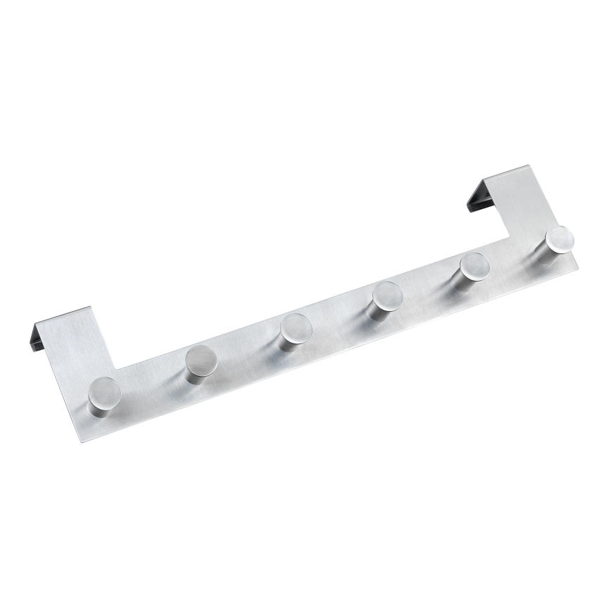WENKO 22804100 - Garderobenleiste CELANO 39 x 11 cm Edelstahl/silber