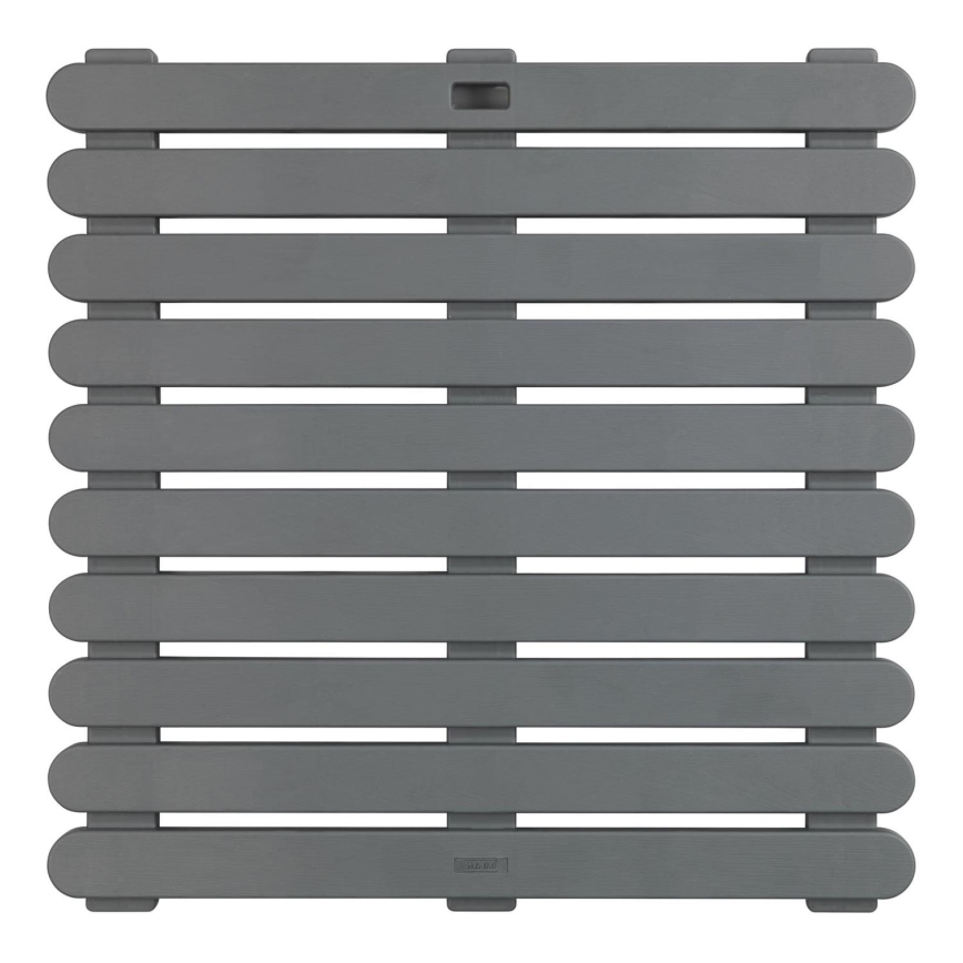 WENKO 22947100-Duschmatte INDOOR & OUTDOOR 55x55 cm grau