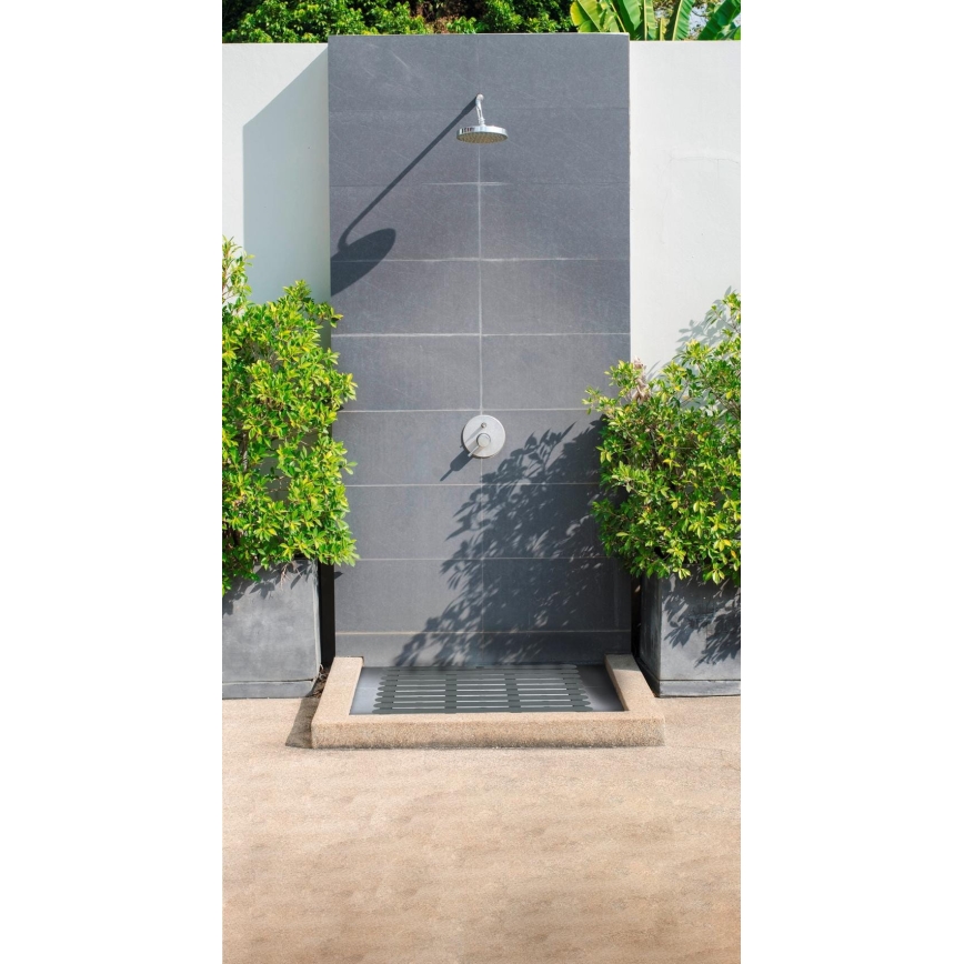 WENKO 22948100 - Fußmatte für Innen- und Außenbereich, 50 x 80 cm, Grau